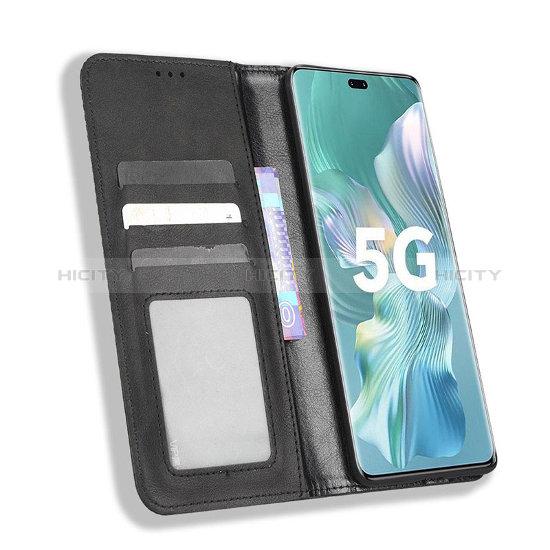 Custodia Portafoglio In Pelle Cover con Supporto BY4 per Huawei Honor 80 Pro Flat 5G