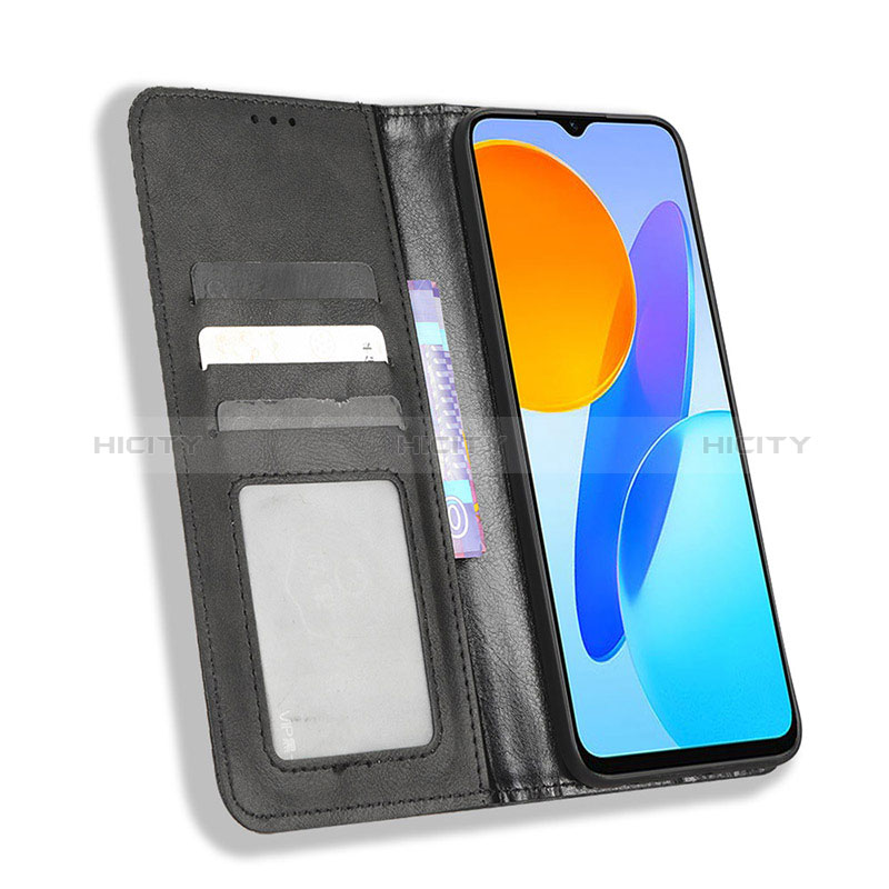 Custodia Portafoglio In Pelle Cover con Supporto BY4 per Huawei Honor X6 5G