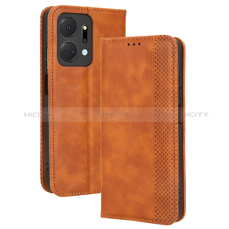 Custodia Portafoglio In Pelle Cover con Supporto BY4 per Huawei Honor X7a