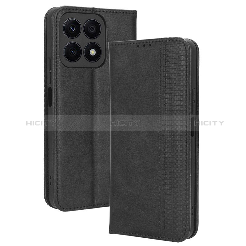 Custodia Portafoglio In Pelle Cover con Supporto BY4 per Huawei Honor X8a 4G