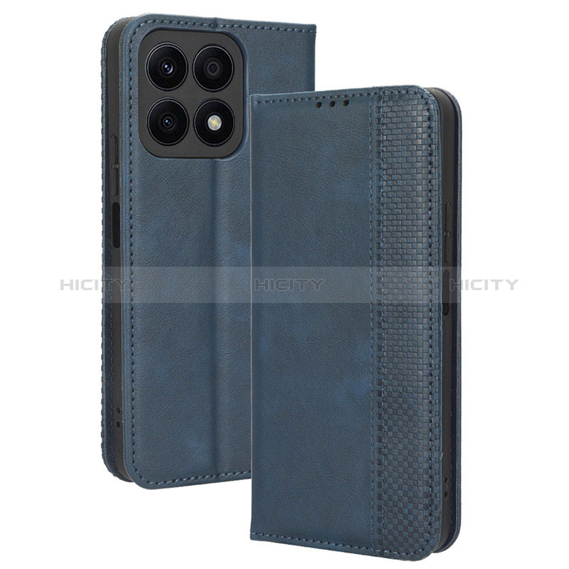 Custodia Portafoglio In Pelle Cover con Supporto BY4 per Huawei Honor X8a 4G