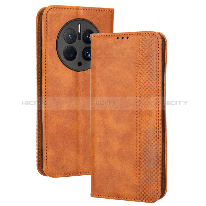 Custodia Portafoglio In Pelle Cover con Supporto BY4 per Huawei Mate 50 Pro