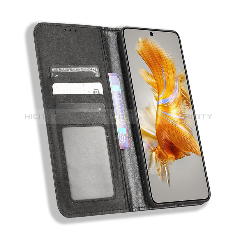 Custodia Portafoglio In Pelle Cover con Supporto BY4 per Huawei Mate 50E