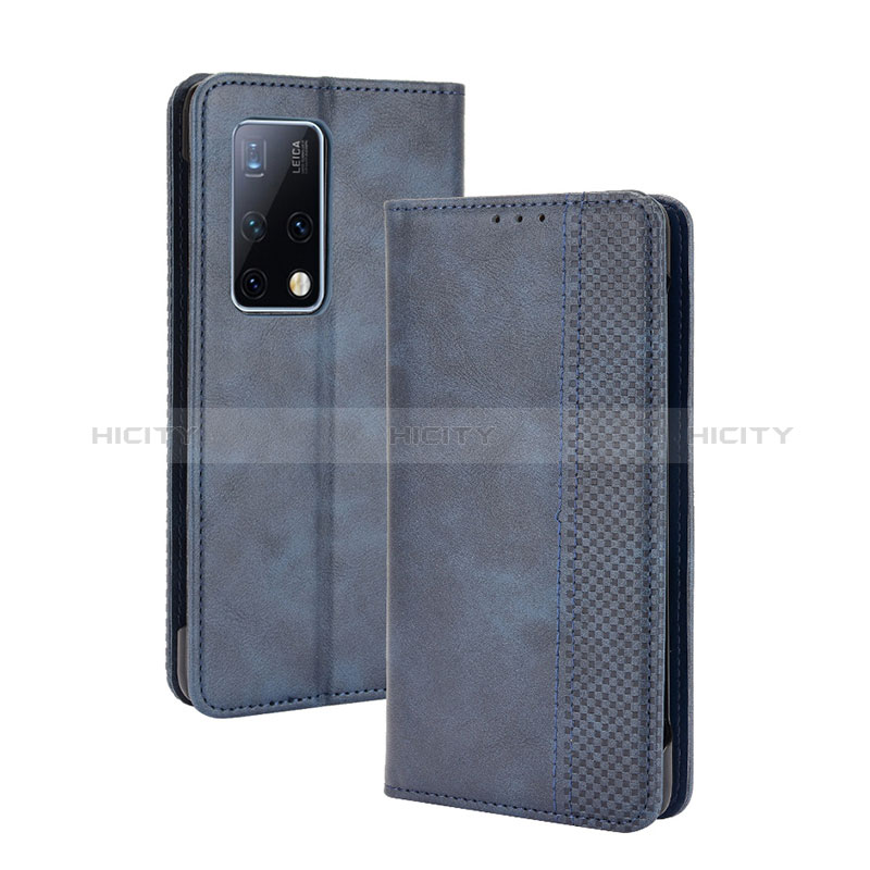 Custodia Portafoglio In Pelle Cover con Supporto BY4 per Huawei Mate X2