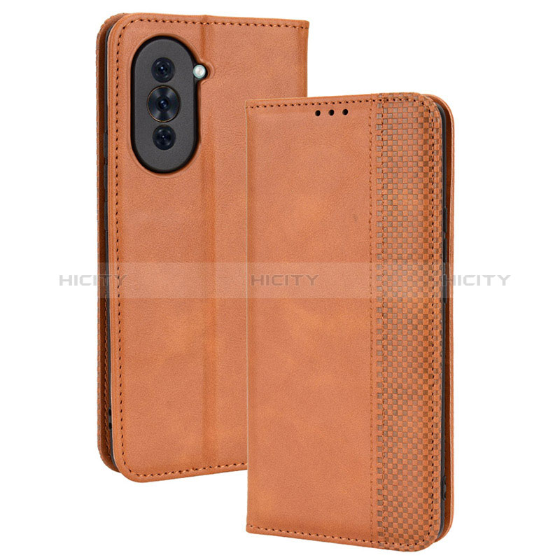 Custodia Portafoglio In Pelle Cover con Supporto BY4 per Huawei Nova 10