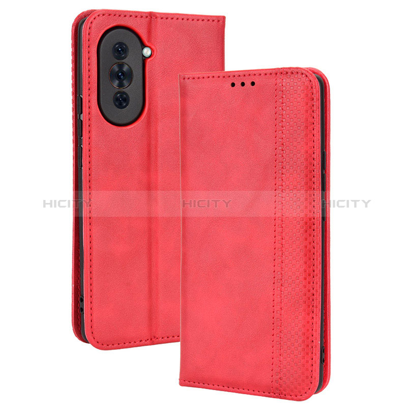 Custodia Portafoglio In Pelle Cover con Supporto BY4 per Huawei Nova 10