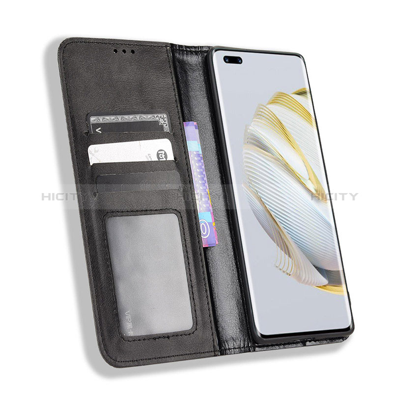 Custodia Portafoglio In Pelle Cover con Supporto BY4 per Huawei Nova 10 Pro