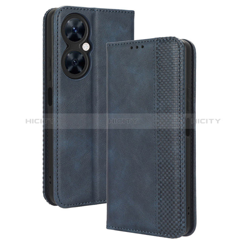 Custodia Portafoglio In Pelle Cover con Supporto BY4 per Huawei Nova 11i Blu