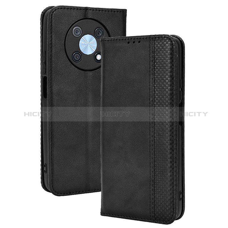 Custodia Portafoglio In Pelle Cover con Supporto BY4 per Huawei Nova Y90