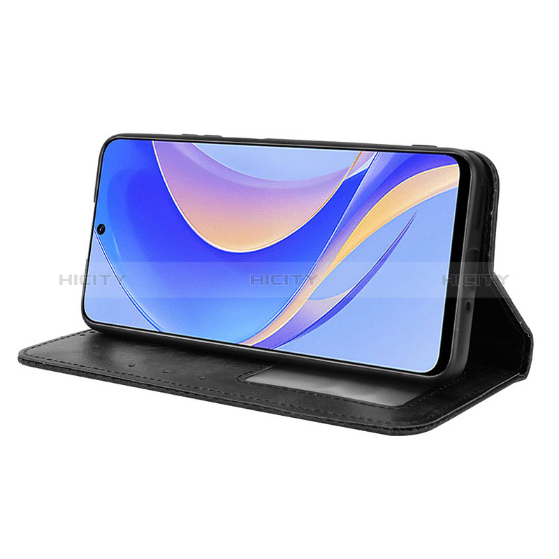 Custodia Portafoglio In Pelle Cover con Supporto BY4 per Huawei Nova Y90