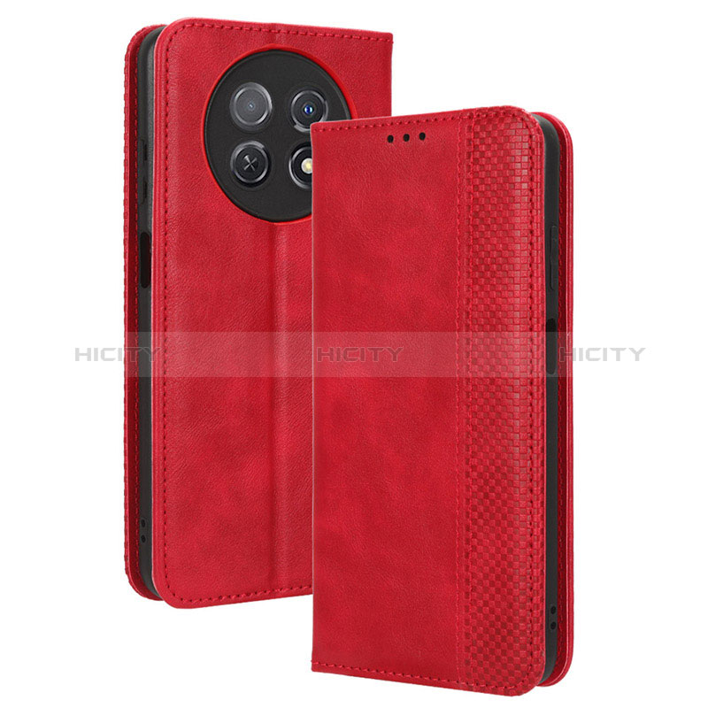 Custodia Portafoglio In Pelle Cover con Supporto BY4 per Huawei Nova Y91