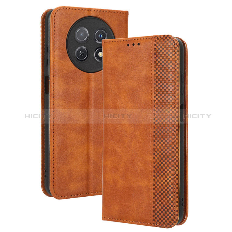 Custodia Portafoglio In Pelle Cover con Supporto BY4 per Huawei Nova Y91