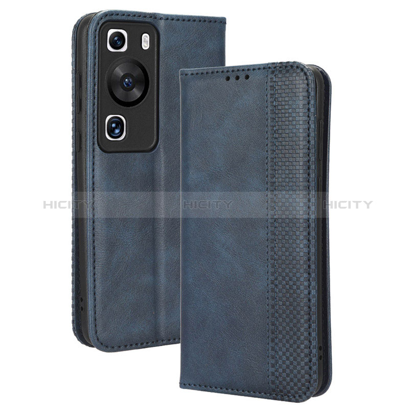 Custodia Portafoglio In Pelle Cover con Supporto BY4 per Huawei P60