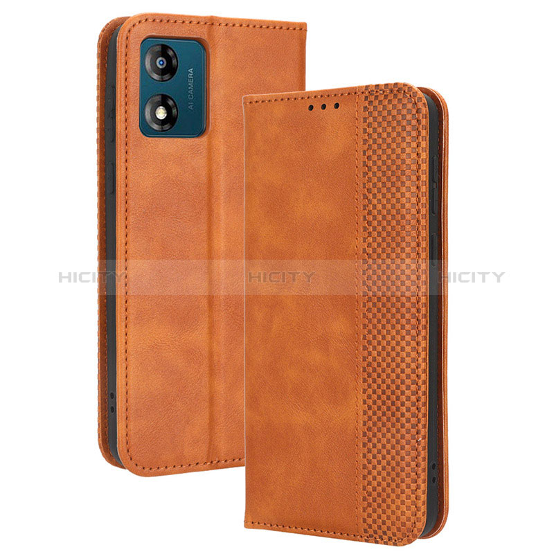 Custodia Portafoglio In Pelle Cover con Supporto BY4 per Motorola Moto E13