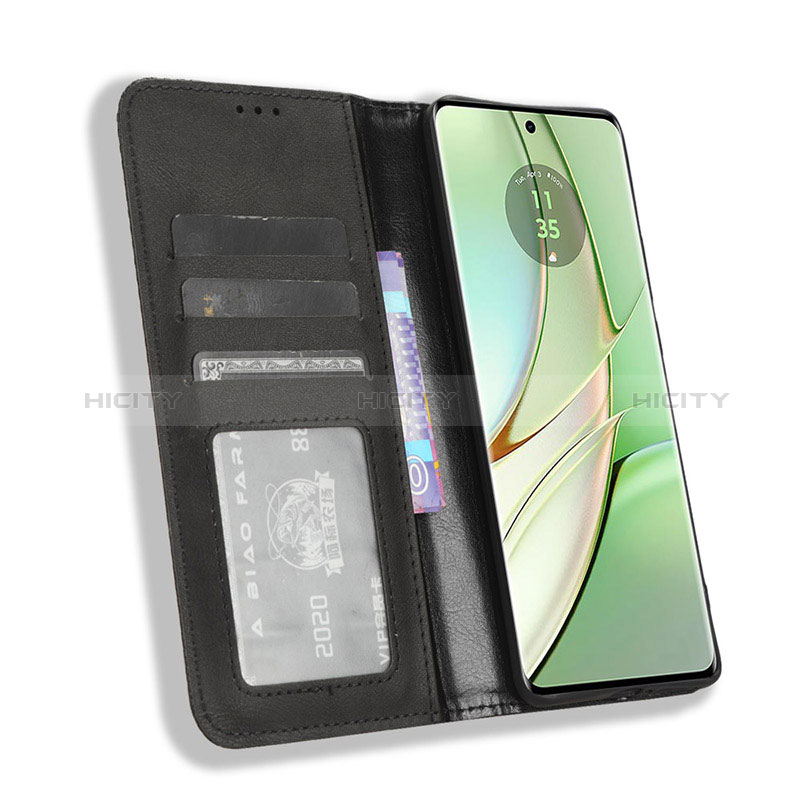 Custodia Portafoglio In Pelle Cover con Supporto BY4 per Motorola Moto Edge (2023) 5G