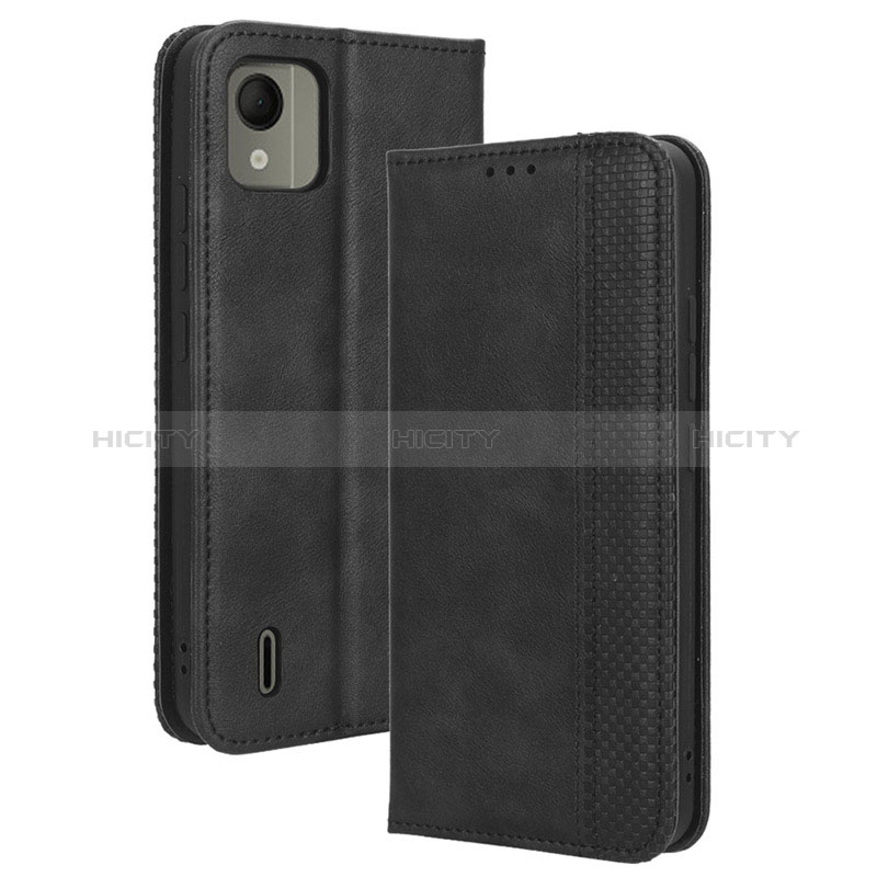 Custodia Portafoglio In Pelle Cover con Supporto BY4 per Nokia C110