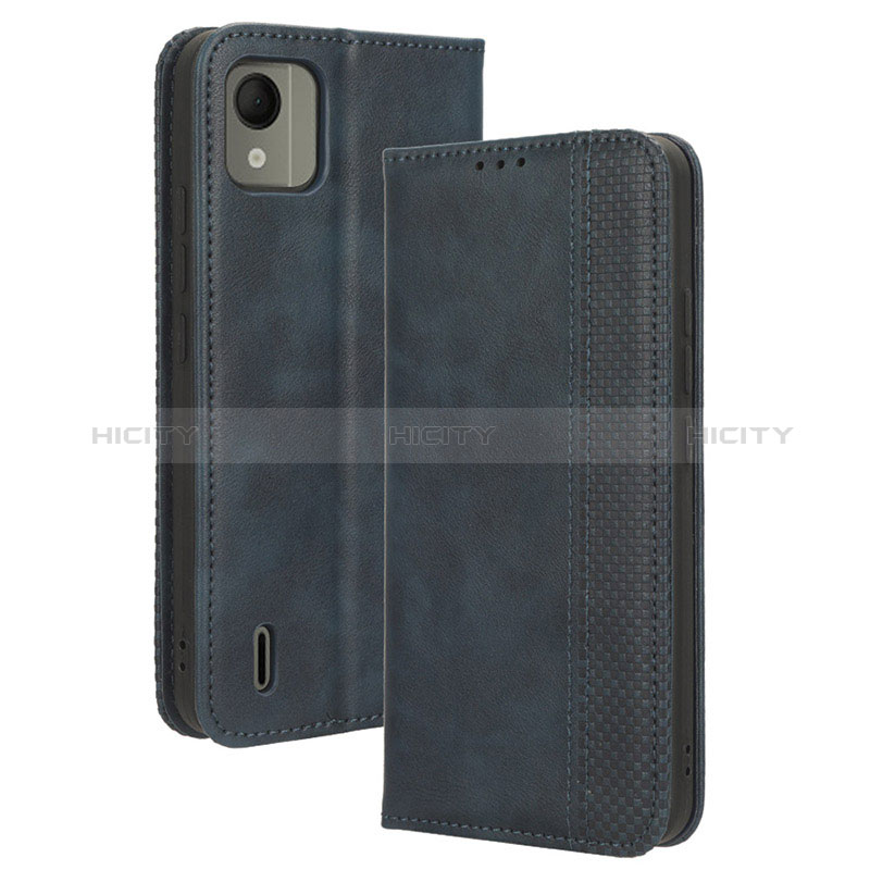 Custodia Portafoglio In Pelle Cover con Supporto BY4 per Nokia C110