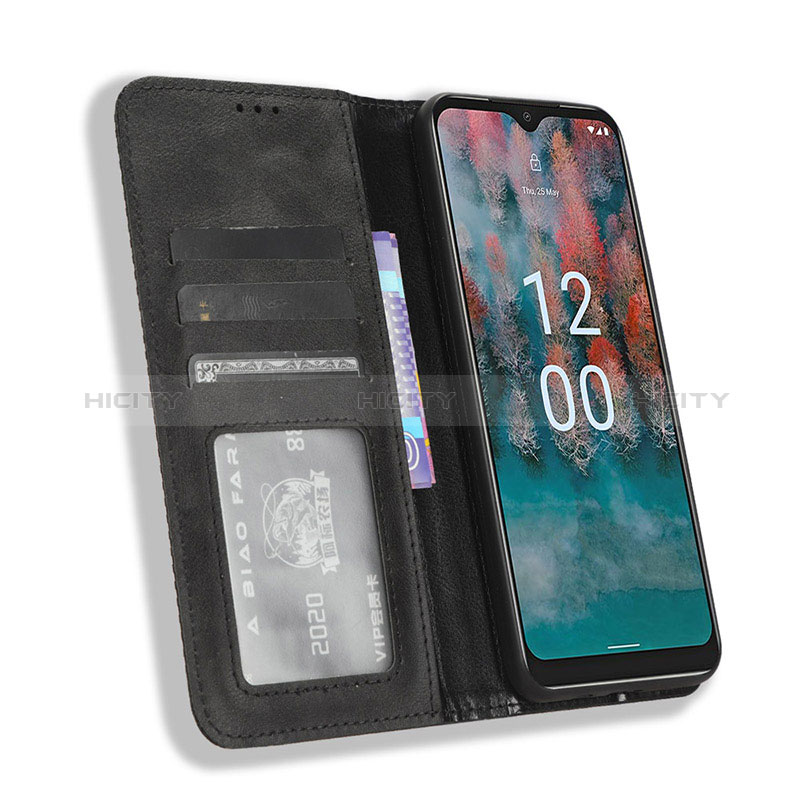 Custodia Portafoglio In Pelle Cover con Supporto BY4 per Nokia C12