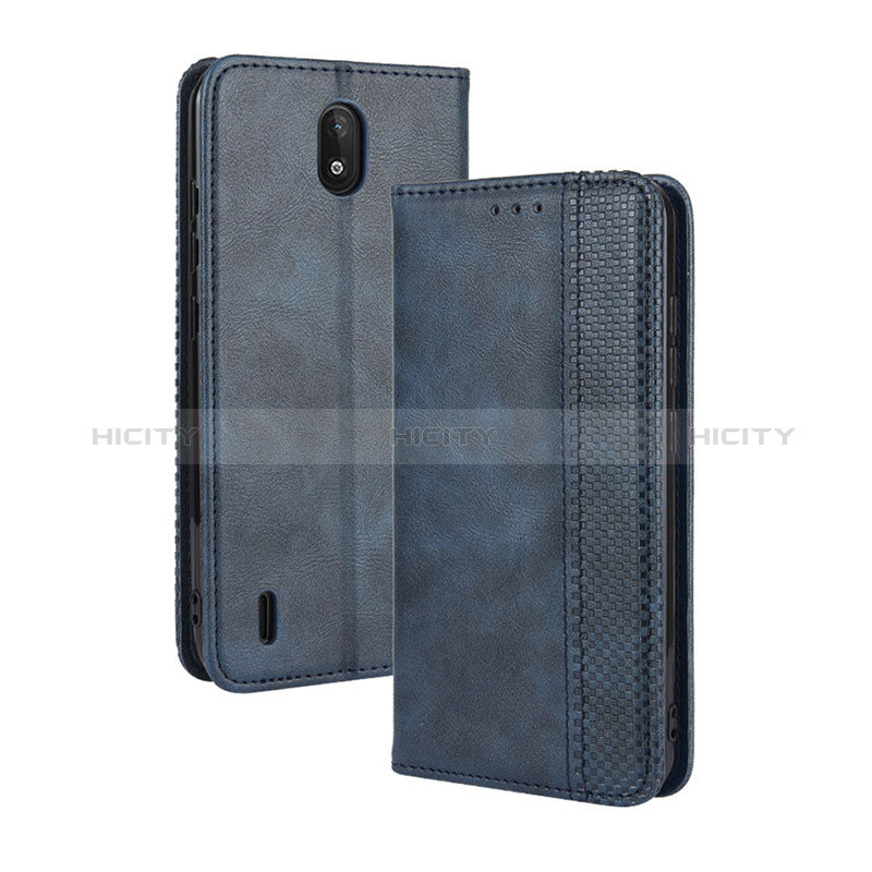 Custodia Portafoglio In Pelle Cover con Supporto BY4 per Nokia C2