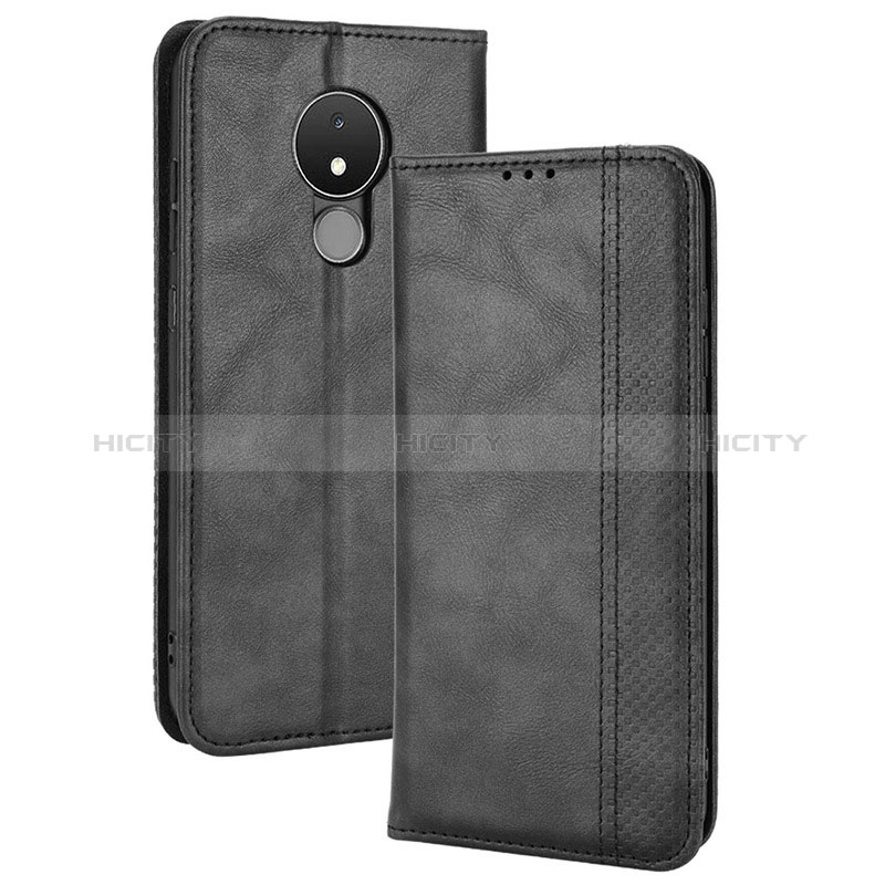 Custodia Portafoglio In Pelle Cover con Supporto BY4 per Nokia C21