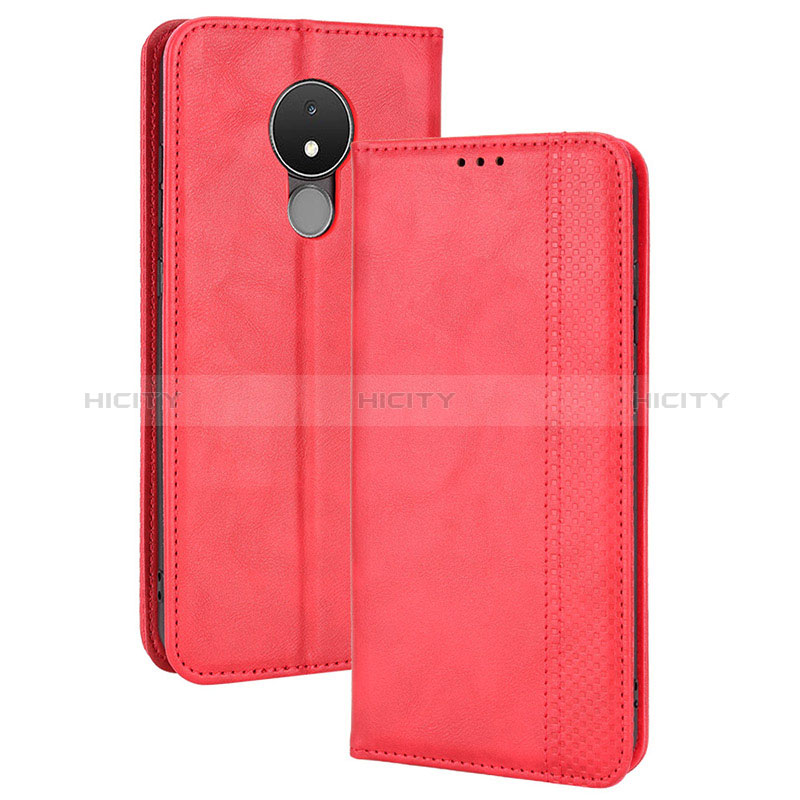 Custodia Portafoglio In Pelle Cover con Supporto BY4 per Nokia C21