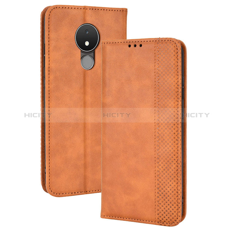 Custodia Portafoglio In Pelle Cover con Supporto BY4 per Nokia C21