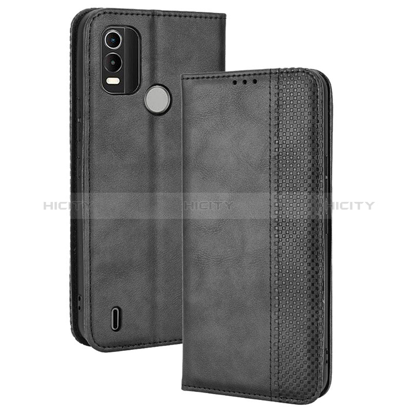 Custodia Portafoglio In Pelle Cover con Supporto BY4 per Nokia C21 Plus