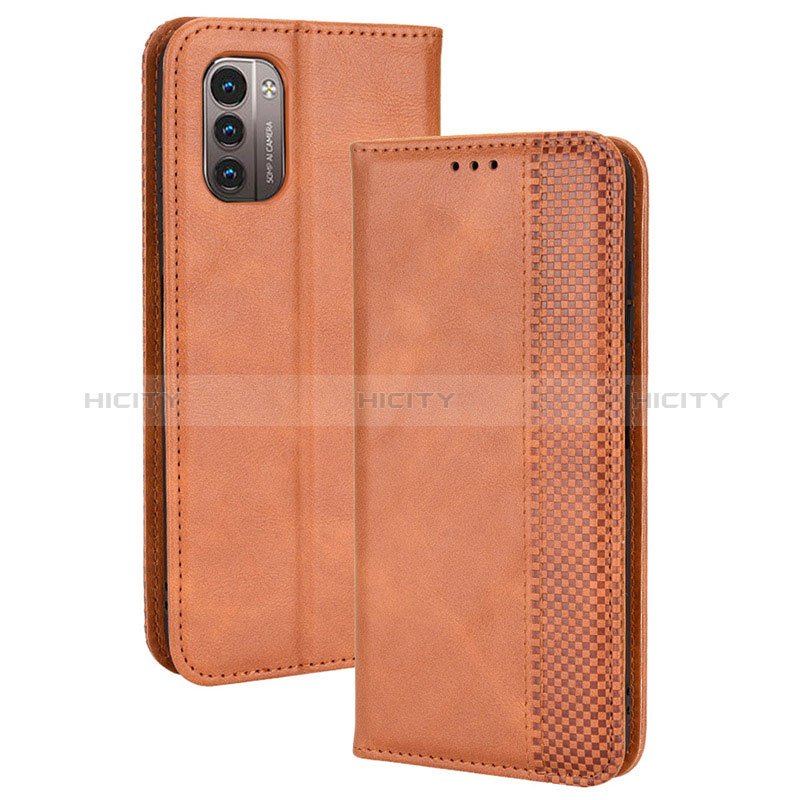 Custodia Portafoglio In Pelle Cover con Supporto BY4 per Nokia G11