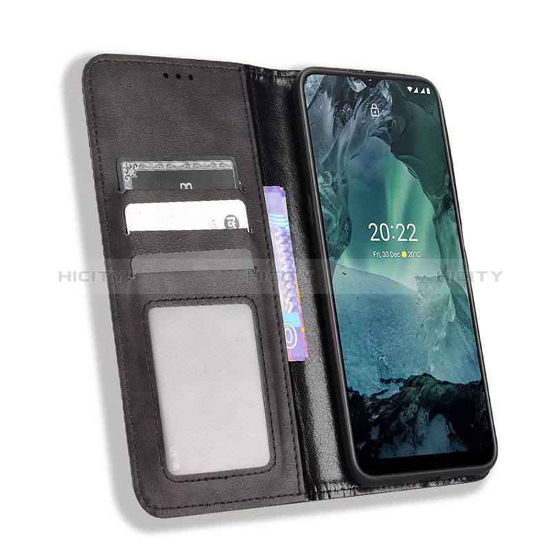 Custodia Portafoglio In Pelle Cover con Supporto BY4 per Nokia G11