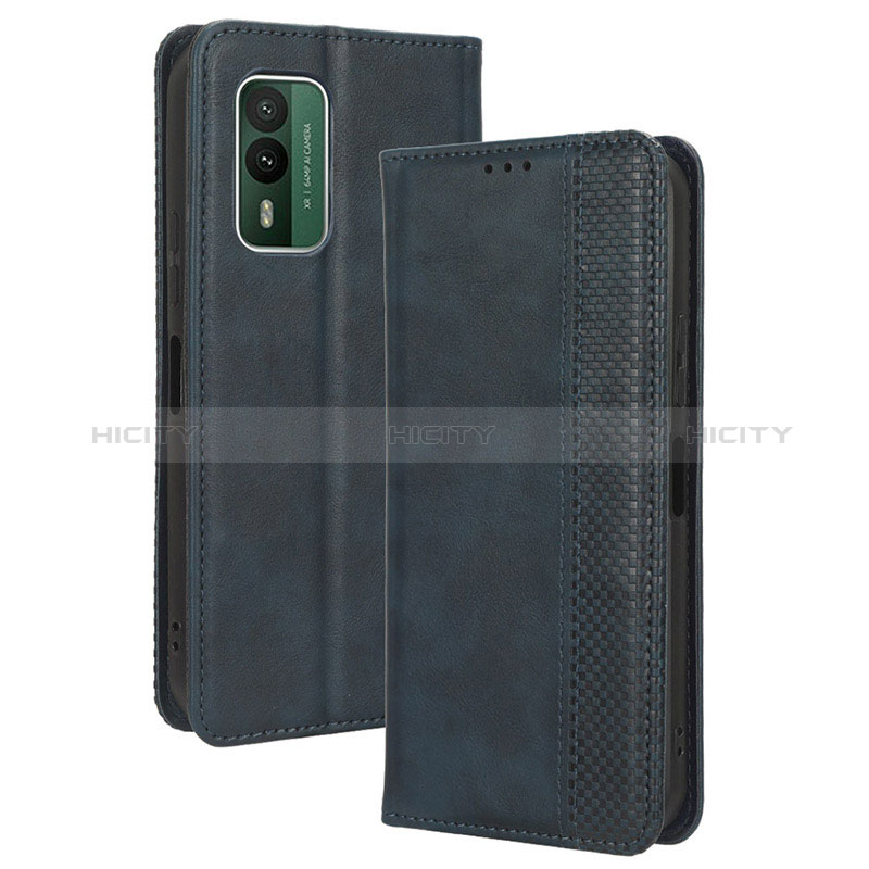 Custodia Portafoglio In Pelle Cover con Supporto BY4 per Nokia XR21