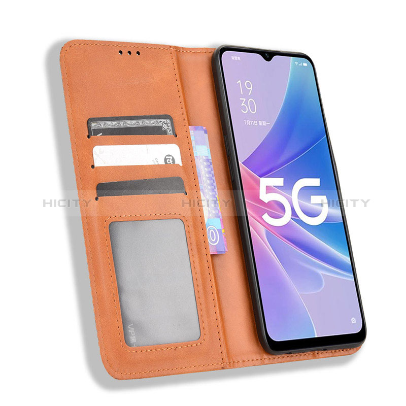 Custodia Portafoglio In Pelle Cover con Supporto BY4 per Oppo A1 Pro 5G