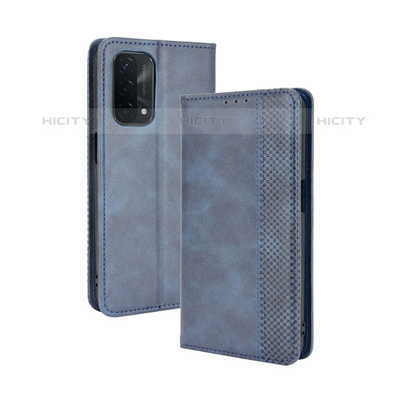 Custodia Portafoglio In Pelle Cover con Supporto BY4 per Oppo A93 5G