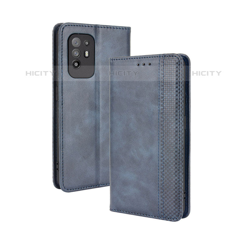 Custodia Portafoglio In Pelle Cover con Supporto BY4 per Oppo A94 5G