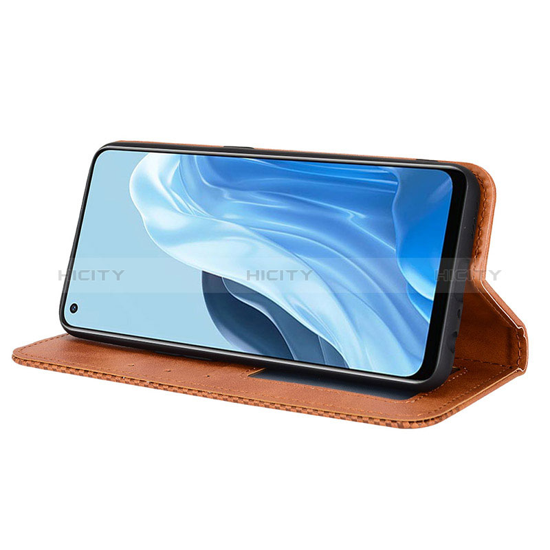 Custodia Portafoglio In Pelle Cover con Supporto BY4 per Oppo Find X5 Lite 5G