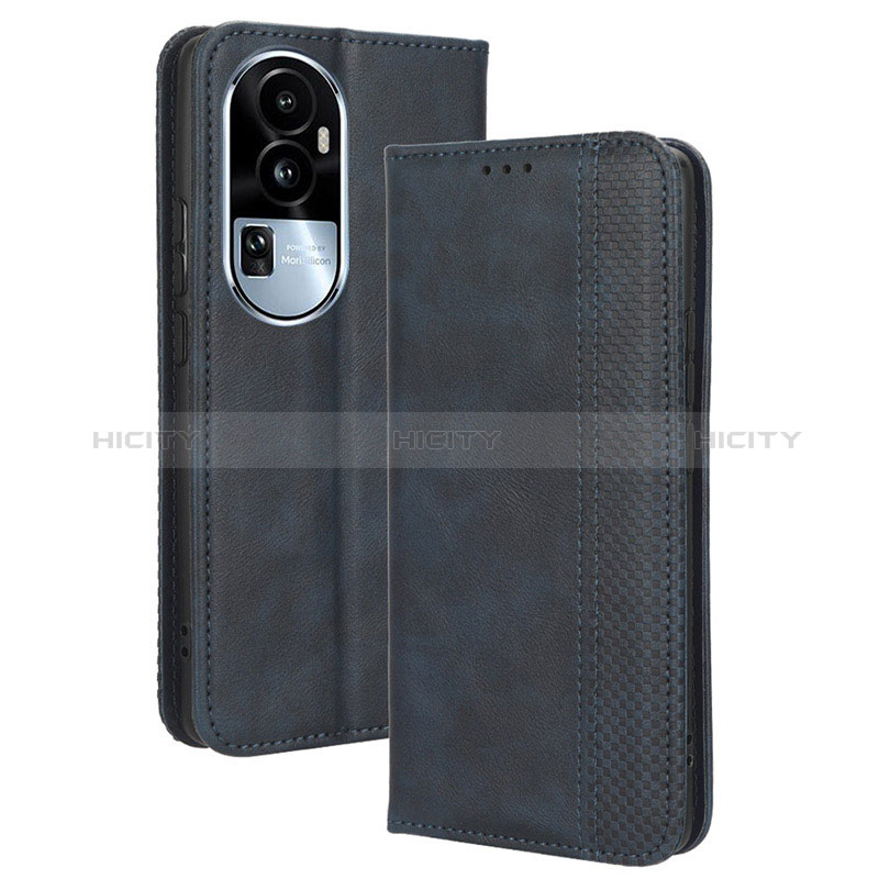 Custodia Portafoglio In Pelle Cover con Supporto BY4 per Oppo Reno10 Pro+ Plus 5G