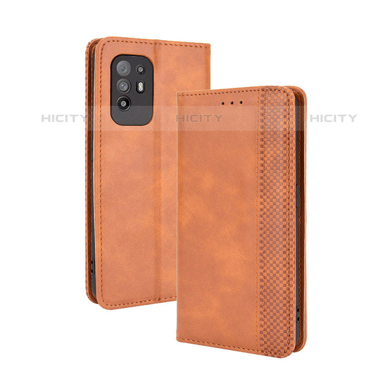 Custodia Portafoglio In Pelle Cover con Supporto BY4 per Oppo Reno5 Z 5G