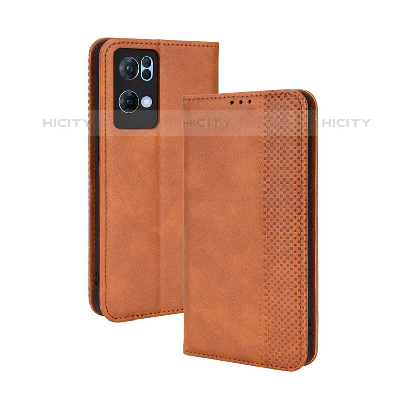 Custodia Portafoglio In Pelle Cover con Supporto BY4 per Oppo Reno7 Pro 5G