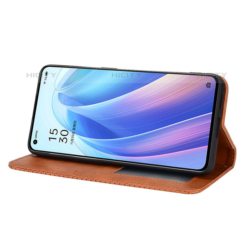 Custodia Portafoglio In Pelle Cover con Supporto BY4 per Oppo Reno7 Pro 5G