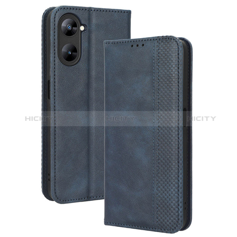 Custodia Portafoglio In Pelle Cover con Supporto BY4 per Realme 10S 5G