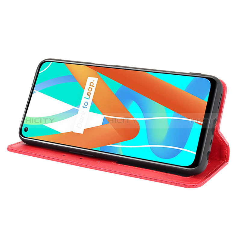 Custodia Portafoglio In Pelle Cover con Supporto BY4 per Realme 8s 5G