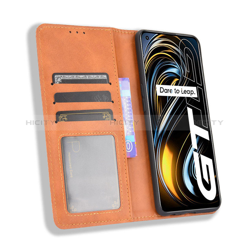 Custodia Portafoglio In Pelle Cover con Supporto BY4 per Realme X7 Max 5G