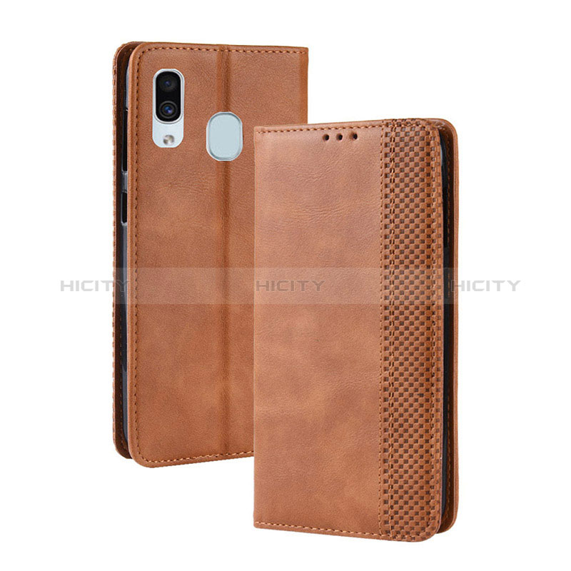 Custodia Portafoglio In Pelle Cover con Supporto BY4 per Samsung Galaxy A30