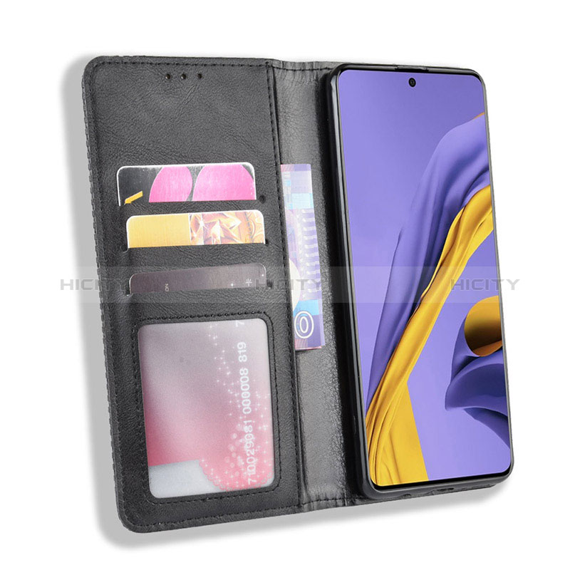 Custodia Portafoglio In Pelle Cover con Supporto BY4 per Samsung Galaxy A51 4G