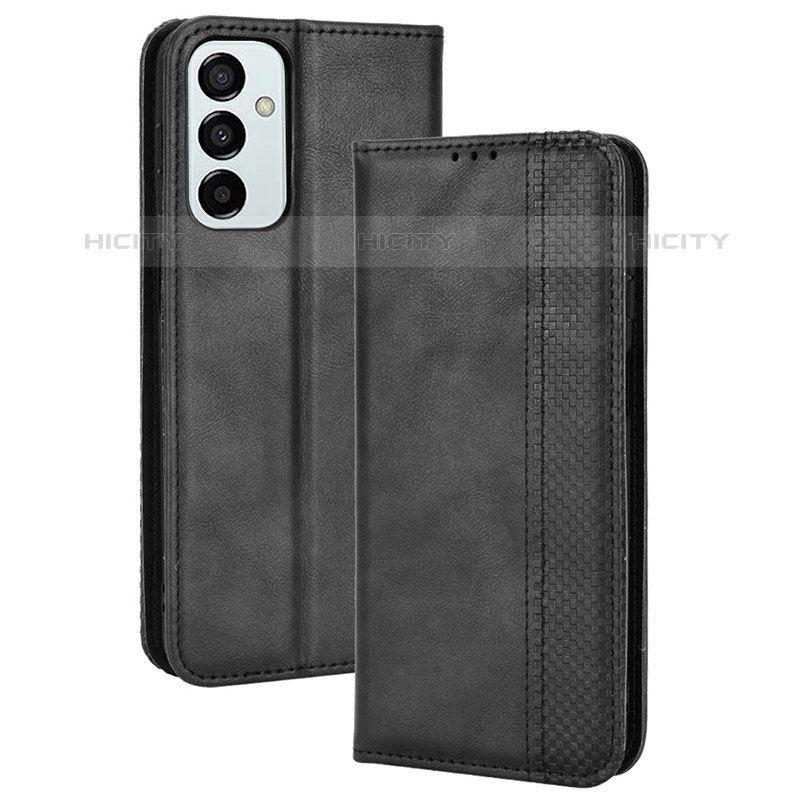 Custodia Portafoglio In Pelle Cover con Supporto BY4 per Samsung Galaxy M23 5G Nero