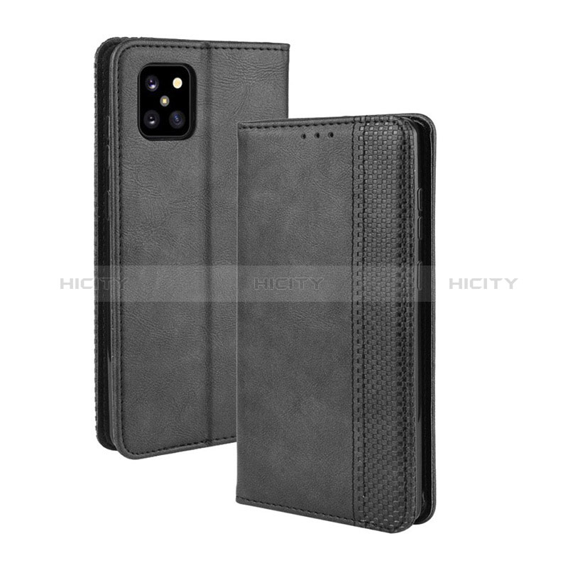 Custodia Portafoglio In Pelle Cover con Supporto BY4 per Samsung Galaxy Note 10 Lite Nero