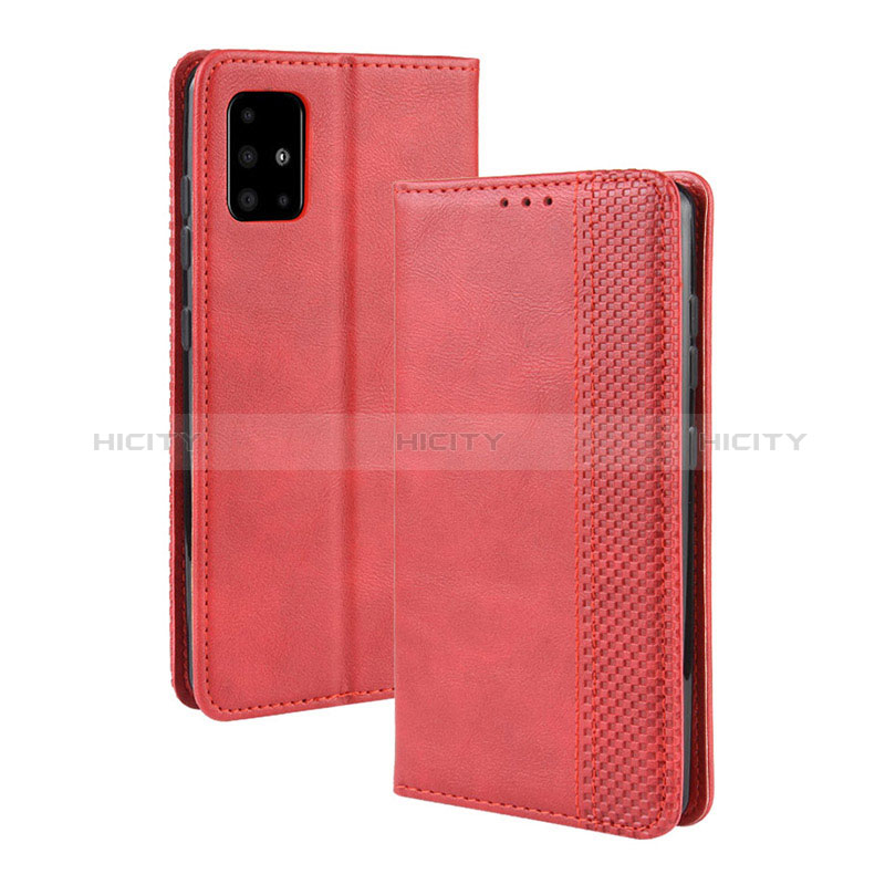 Custodia Portafoglio In Pelle Cover con Supporto BY4 per Samsung Galaxy S20 Plus Rosso