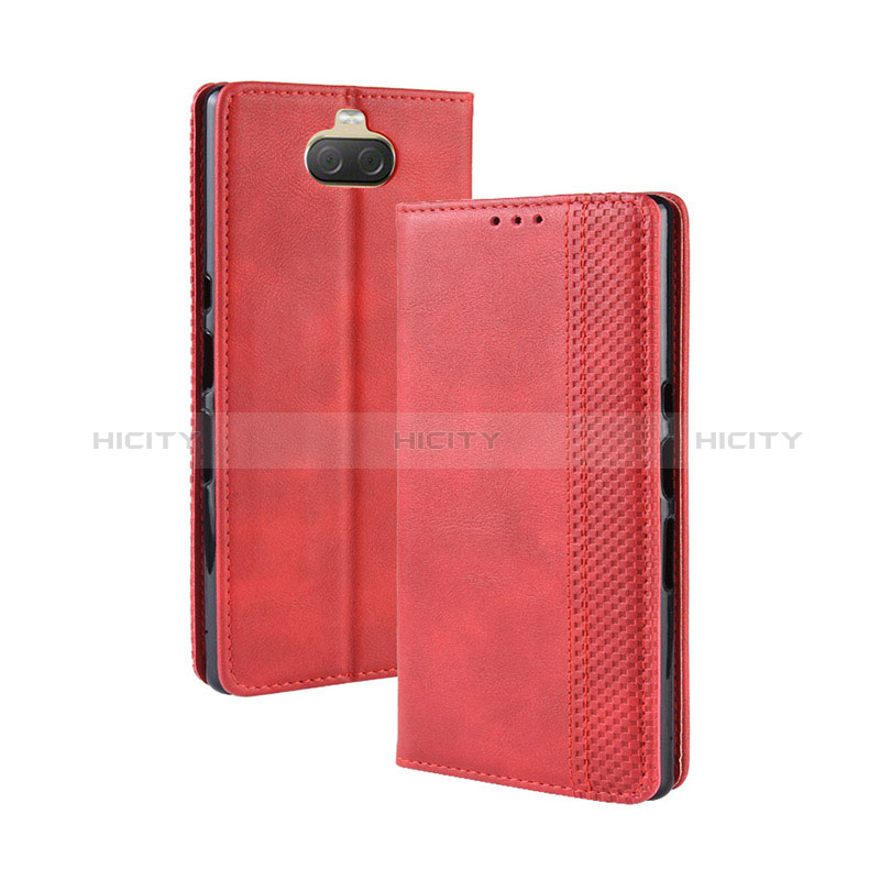 Custodia Portafoglio In Pelle Cover con Supporto BY4 per Sony Xperia 10 Plus