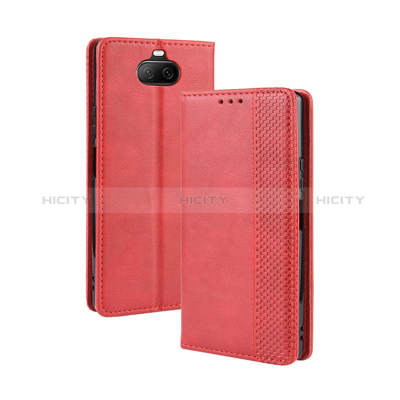 Custodia Portafoglio In Pelle Cover con Supporto BY4 per Sony Xperia 8 Lite