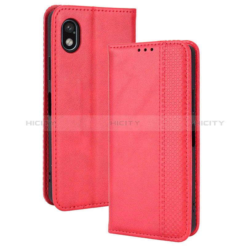 Custodia Portafoglio In Pelle Cover con Supporto BY4 per Sony Xperia Ace III SO-53C