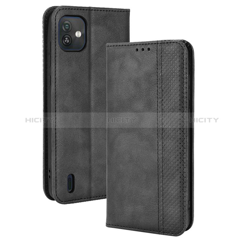 Custodia Portafoglio In Pelle Cover con Supporto BY4 per Wiko Y82 Nero